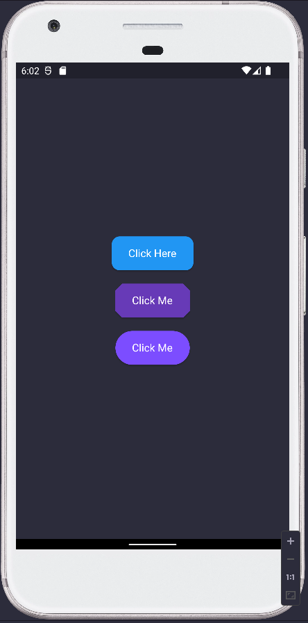 Example Rounded Elevated Button In Flutter Free Code